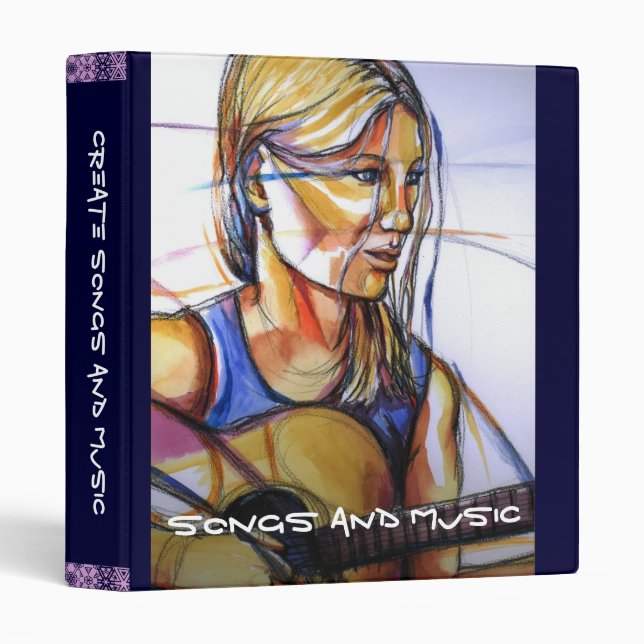 PMACarlsonSongs et classeur de musique (Devant/Côté)