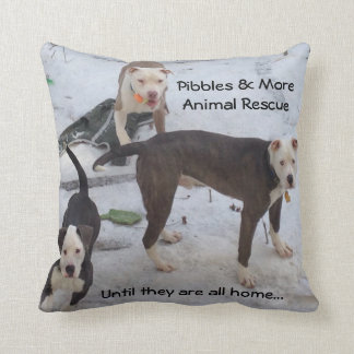 PMAR PILLOW, Adopt Dont Shop Throw Pillow