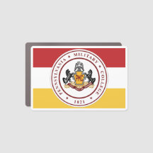 PMC Flag Car Magnet