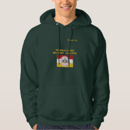* PMC FLAG HOODIE W/NAME AND CLASS - gold text
