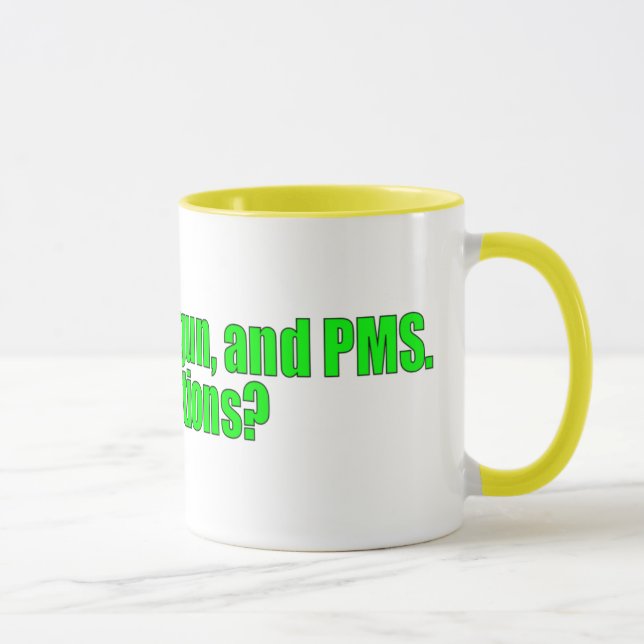 PMS, any questions? Mug (Right)