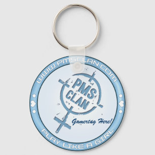 PMS Keychain- Blue Logo 2 Keychain