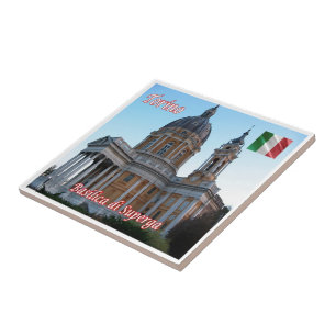 PMT018 TURIN Basilica of Superga, Italy, Tile