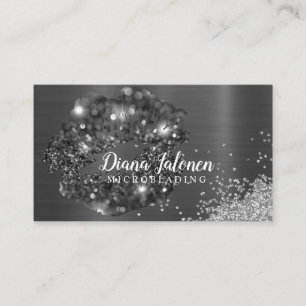 PMU MICROBLADING artist Sparkling Rose Business Ca Business Card