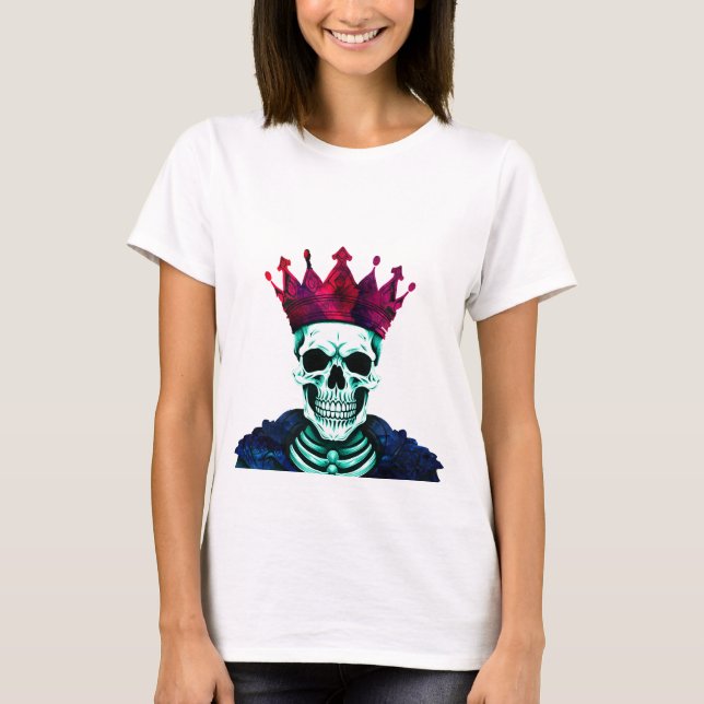 PN 71 Skeleton King (Red & Blue) T-Shirt (Front)