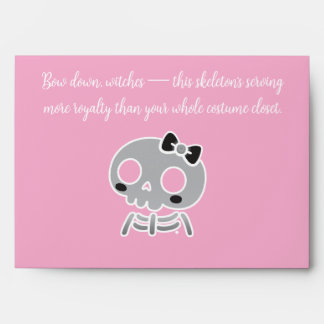 PN 96 Princess of Halloween Skeleton Envelope