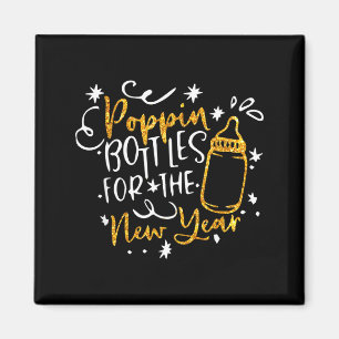 Pn Bottles For The New Year Happy New Years Eve Pa Magnet