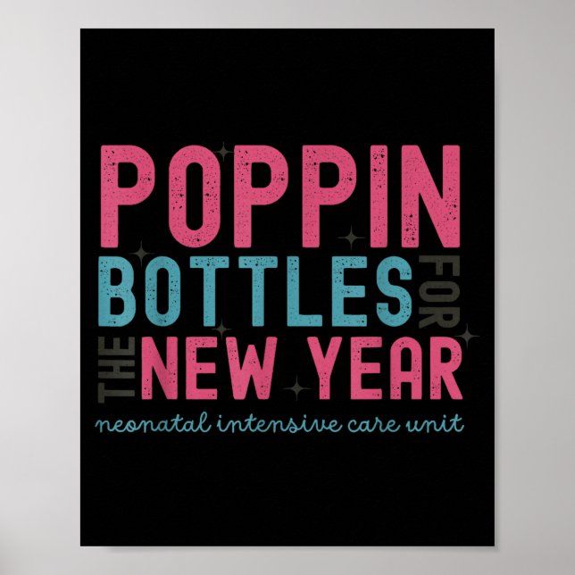 Pn Bottles For The New Year, Midwife New Year's Ev Poster (Front)