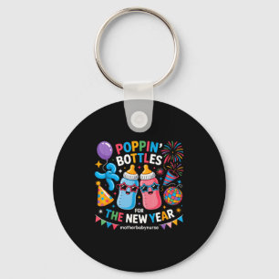 Pn Bottles For The New Year Mother Baby Nurse  Keychain