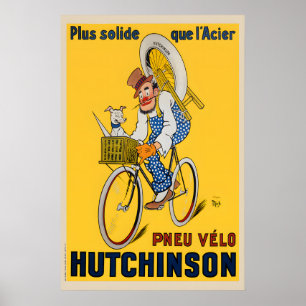 Pneu Velo Hutchinson Bicycle Poster