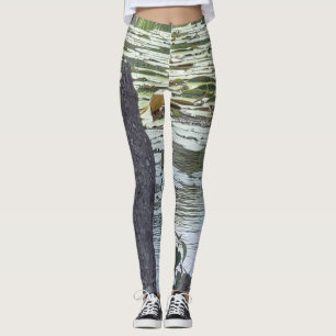 Pneumatophores Pond Camouflage Look Leggings