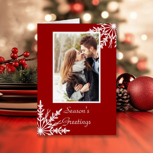 Pneus blancs sur Bonnes Fêtes rouges