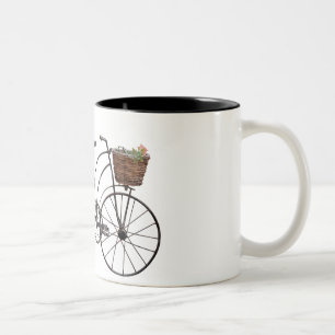 Png, Bike, Ornament Two-Tone Coffee Mug