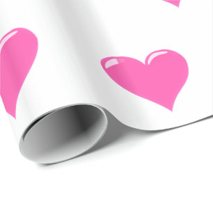 Pnk Heart Wrapping Paper