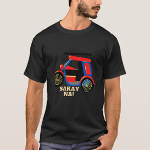 Pnoytee Philippines Trike Sakay Na Tricycle Filipi T-Shirt