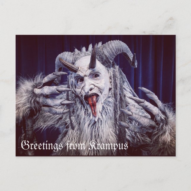 PNW Krampus Postcard (Front)