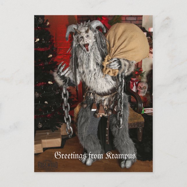 PNW Krampus Postcard (Front)