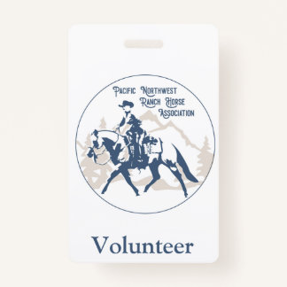 pnwrha volunteer badge
