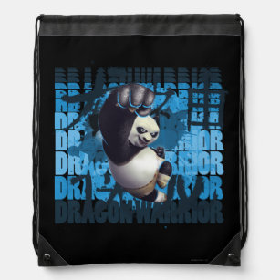 Po Dragon Warrior Drawstring Bag