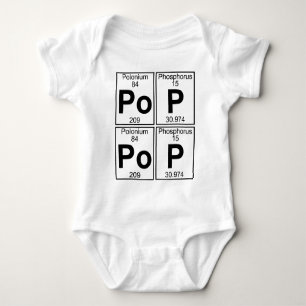 Po-P Po-P (pop pop) - Full Baby Bodysuit
