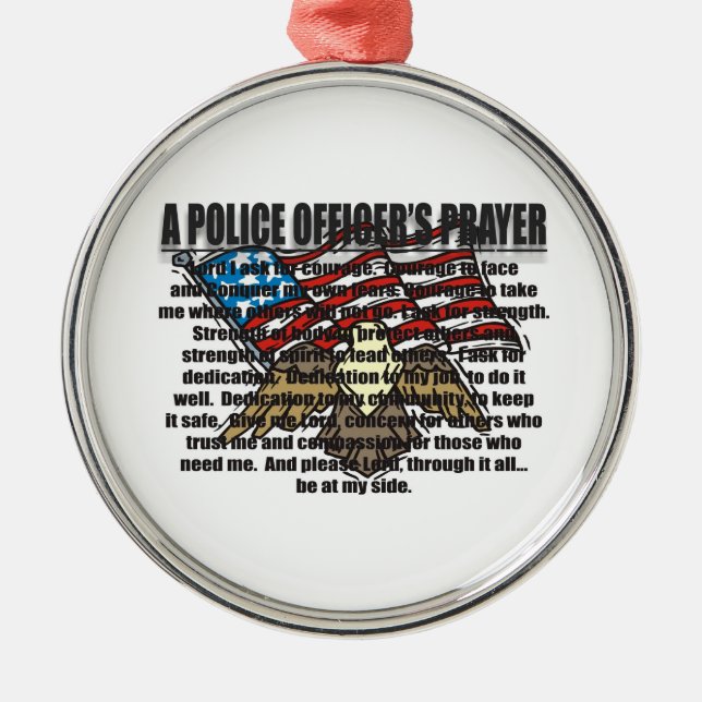 PO PRAYER METAL ORNAMENT (Front)