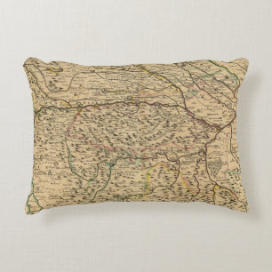 Po River Valley in Italy Decorative Pillow