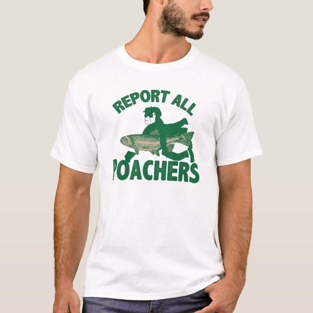 poachers pêche t-shirt (Devant)
