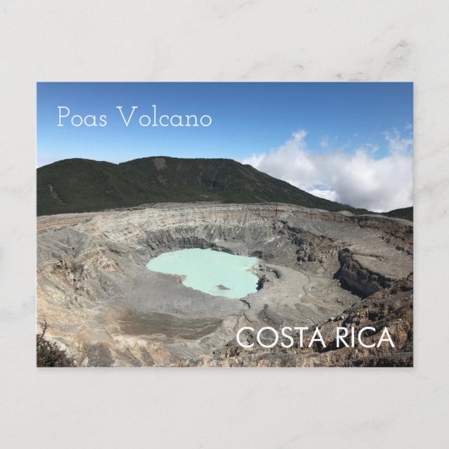 Poas Volcano, Costa Rica Carte postale (Devant)