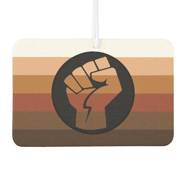 POC Pride Flag Air Freshener (Front)