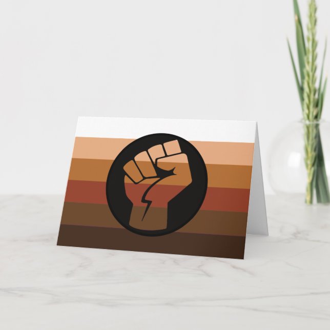 POC Pride Flag Holiday Card (Front)