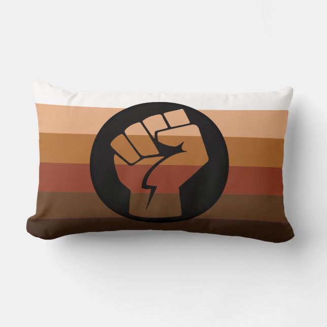 POC Pride Flag Lumbar Pillow (Front)