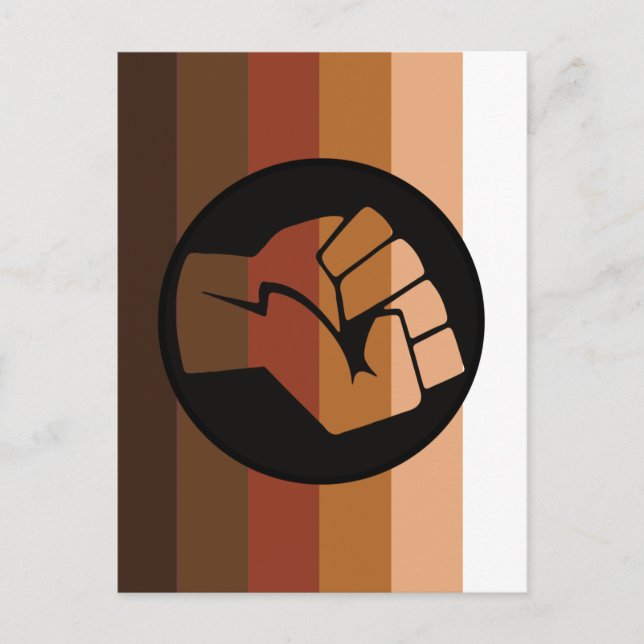 POC Pride Flag Postcard (Front)