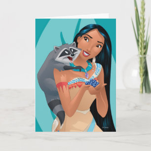 Pocahontas and Meeko Card