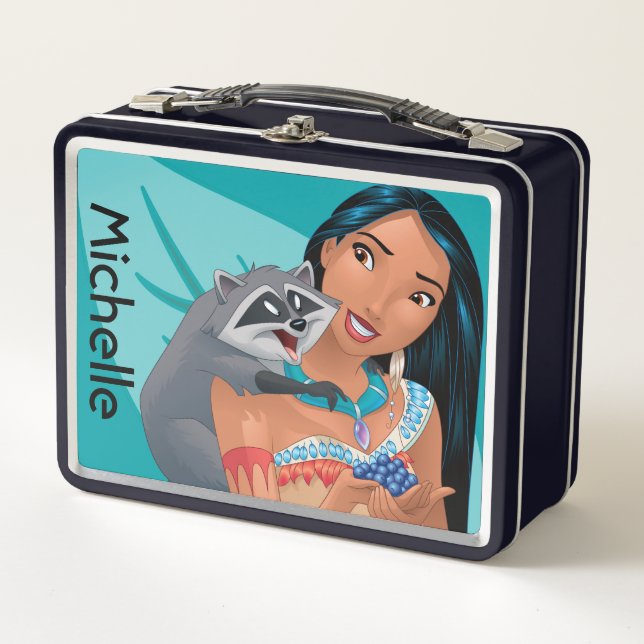 Pocahontas and Meeko Metal Lunch Box (Front)