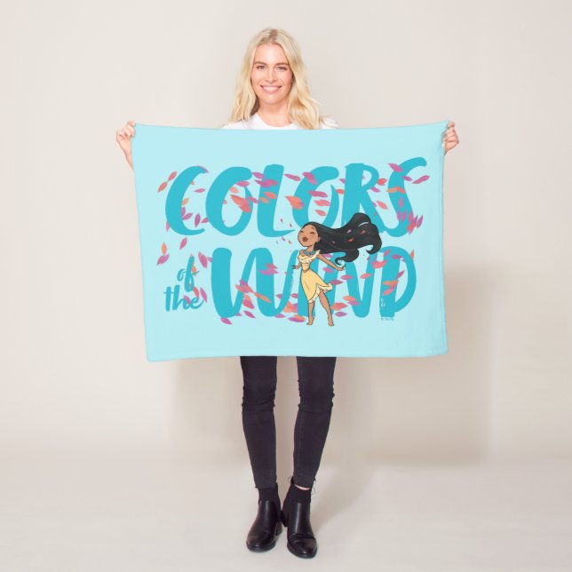 Pocahontas | Colours of the Wind Fleece Blanket (In Situ)