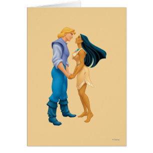 Pocahontas et John Smith Holding Hands