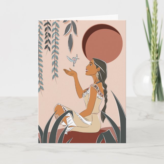 Pocahontas & Flit Captured Moment Card (Front)