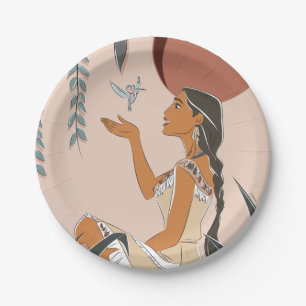 Pocahontas & Flit Captured Moment Paper Plate