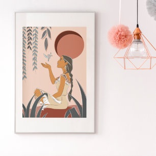 Pocahontas & Flit Captured Moment Poster