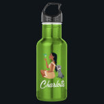 Pocahontas & Pals Forest Friendship 532 Ml Water Bottle<br><div class="desc">Bring a bit of woodland wonder to your day with this heartwarming Pocahontas design! Seated gracefully with her feathered friend Flit and mischievous raccoon Meeko playing with her braid, this scene celebrates friendship, fun, and the magic of nature. Whether on a notebook, T-shirt, or mug, this design adds a dash...</div>