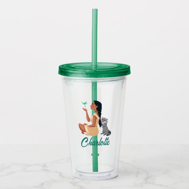 Pocahontas & Pals Forest Friendship Acrylic Tumbler (Front)