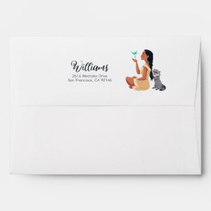 Pocahontas & Pals Forest Friendship Envelope