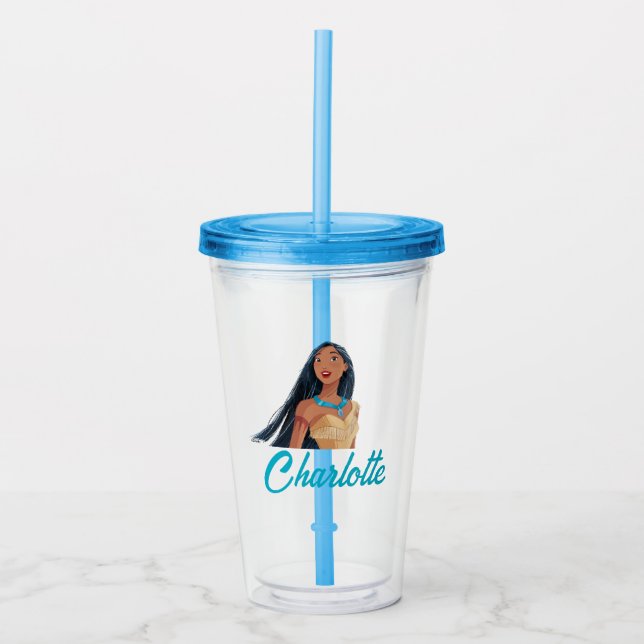 Pocahontas Spirit of the Wind Acrylic Tumbler (Front)