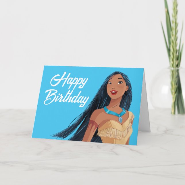 Pocahontas Spirit of the Wind Card (Front)