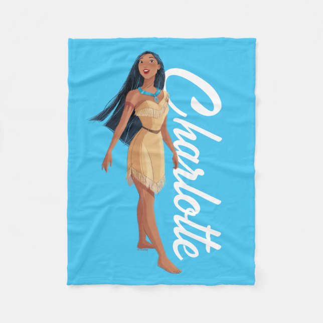 Pocahontas Spirit of the Wind Fleece Blanket (Front)