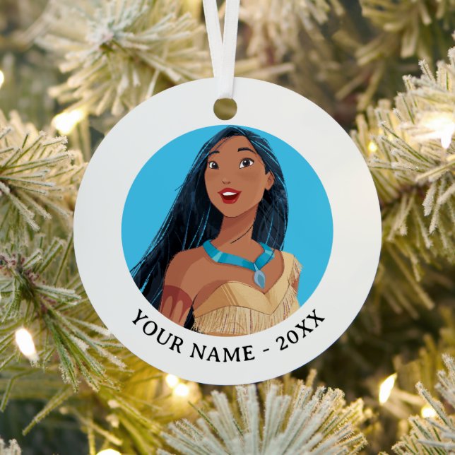 Pocahontas Spirit of the Wind Metal Ornament (Insitu)