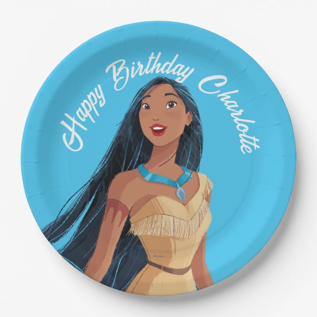 Pocahontas Spirit of the Wind Paper Plate (Front)