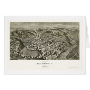 Pocahontas, VA Panoramic Map - 1911