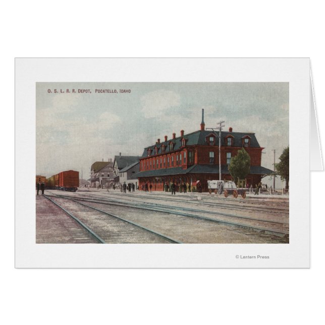 Pocatello, ID - Trains & People Around Train (Front Horizontal)