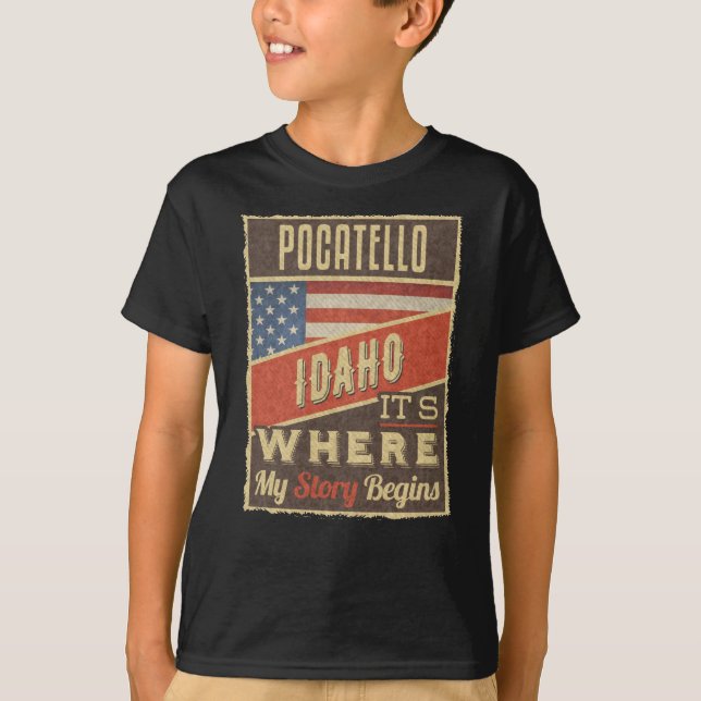 Pocatello Idaho T-Shirt (Front)